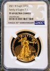 2021 W GOLD $50 PROOF AMERICAN EAGLE 1 oz COIN T-1 NGC PF 69 UC