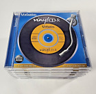 Verbatim Digital Vinyl CD-R 80min 700mb Lot of 9 Disc's With Cases Blank Disks