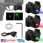 USB Rechargeable Green,Blue,Red Laser Sight For Glock17 19 32 Taurus G2C G3 USA