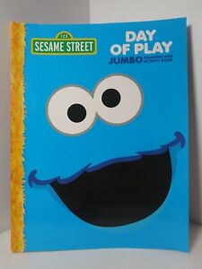 Sesame Street Jumbo Coloring & Activity Book Day Of Play 2013 NEW