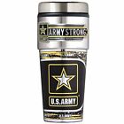 Great American Products Military US ARMY Travel Tumbler 16 oz Metallic Wrap &