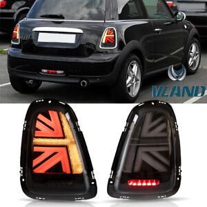 VLAND Smoked LED Tail Lights For 2007-2013 BMW Mini Cooper R55 R56 R57 R58 R59 (For: More than one vehicle)
