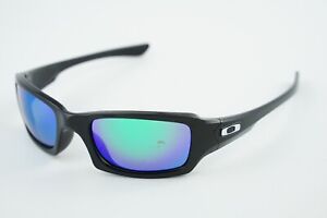12-967 Oakley Fives Squared (4+1)2 Polished Black/Green Mirrored 54-20-133