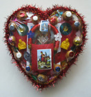 Vintage Mexican Valentine's Candy Box Santa Fe New Mexico, with Buddhas!