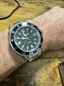 Bernhardt Corsair GMT Watch - Green + Black