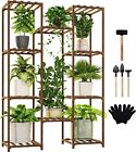 Plant Stand Indoor Plant Shelf Outdoor Tall Plant Rack For 11 Pots Large Hanging