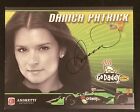 Danica Patrick Signed Go Daddy Postcard Indianapolis 500 Andretti Autograph JSA