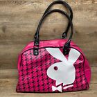 Play Boy Bunny Duffel, Travel, Tote Bag Women Pink/White Condition Is Pre-Owned