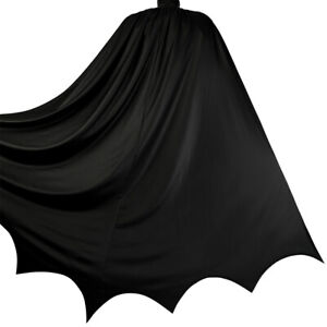 New Bruce Wayne Batman Cosplay Cape Michael Keaton Version Faux Leather Cloak