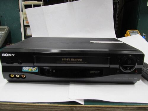 Sony SLV-N55 4-Head Hi-Fi Stereo VCR Video Player Recorder, New Remote Repaired.
