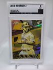 2022 Topps Fire Julio Rodriguez RC #107 Gold Minted Golden Grading GG Mint 9