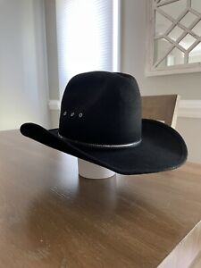 Vintage Bailey Felt Cowboy Hat, 7 1/8 Made in USA