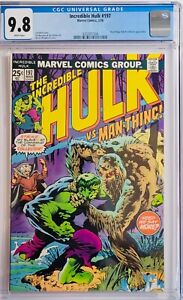 1976 Incredible Hulk 197 CGC 9.8 Man-Thing,Glob &Collector appearance