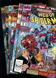 Web of Spider-Man 65,66,67,68,69,85,109,115 * 8 * Tombstone! Hulk! Alex Saviuk!