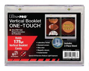 Ultra PRO Vertical One Touch BOOKLET Magnetic Card Holder 175pt with Stand