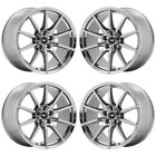 EXCHANGE 19x10.5 19x11 Mustang GT350 PVD Chrome wheels Factory OEM 10053 10054