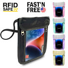 Passport Holder Neck Pouch Cover RFID Blocking Travel Wallet Case Security Bag