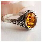 Baltic Amber Gestone 925 Sterling Silver Ring valentine day Jewelry MP-1033
