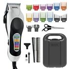 Wahl Color Pro+ Corded Hair Cutting Kit for Men, Women with Colored Attachment