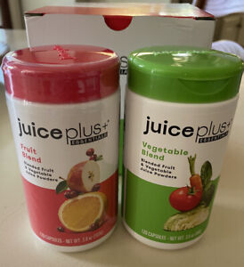 Juice Plus+ Fruit & Vegetable Blend 120 Capsules 60 Day Supply NEW Exp 9/24