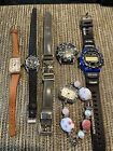 Collection Lot of Vintage + Modern Mens + Womens Wristwatches 6  Untested