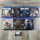 PS4 Games Bundle - Lot Of 7 - Last Of Us, Uncharted 4, Lego, PVZ, And More