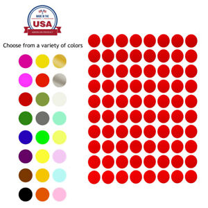 Dots Sticker Color Coding Labels 1/2