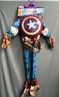 Rubies Marvel Boy's Captain America Jumpsuit Shield & Mask Costume Small (4-6)