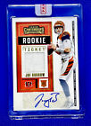 2020 Contenders Auto Patch Variant /100 JOE BURROW Rookie Card Jersey #9 Bengals