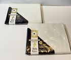 Vintage New Penneys Fashion Manor Percale Double Flat Sheet White Lot Of 2 NOS