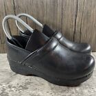Dansko Women's Professional Clogs Shoes Leather Round Toe Slip-On EU 35 US 5