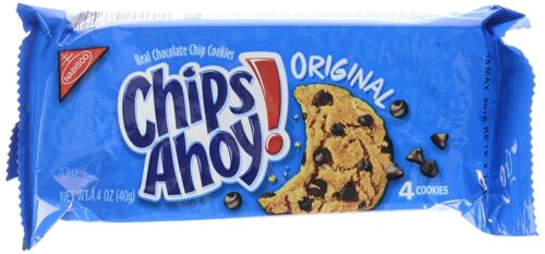 Chips Ahoy Cookies, Chocolate Chip, 1.4 oz x 12 pack