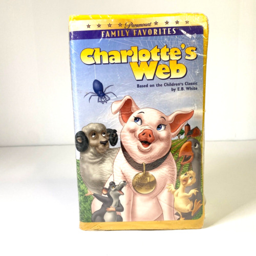 Charlotte's Web vhs 2001  New Sealed Clamshell Family Favorite Movie Classic