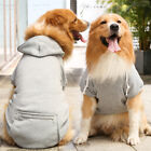 Fashion Dog Zipper Pocket Hoodie Winter Pet Clothes Dogs Cats Coat Warm Jacket Ḿ
