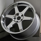 17x8 Silver Machined Wheels Vors TR37 5x114.3 35 (Set of 4)  73.1