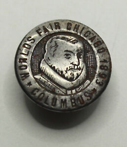 1893 Columbian Exposition - Columbus Lapel Button/Stud