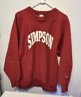 Vintage University Champion Reverse Weave Sweatshirt Simpson College XL