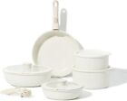 CAROTE 11 Pcs Pots and Pans Set, Nonstick Cookware Sets Detachable Handle