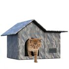 Outdoor Cat House-Large Weatherproof Cat Houses for Outdoor/Indoor Cats Feral...
