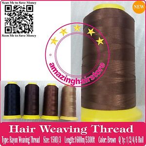 150D/3 1600m Remy Human Hair Extension Weaving Thread Nylon Super Sewing Threads