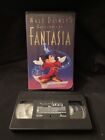 Fantasia VHS Walt Disney's Masterpiece Clamshell Movie Tested EUC Black Case