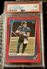 2021 Trevor Lawrence Donruss Rated Rookie Press Proof Red PSA 9
