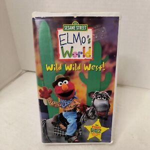 Elmo's World - Wild Wild West (VHS, 2001) Clamshell Sesame Street