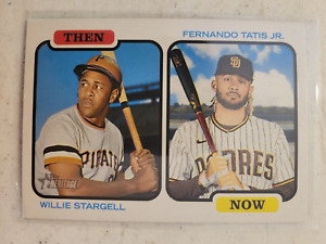2022 Topps Heritage Then and Now #TANST Willie Stargell Fernando Tatis Jr.