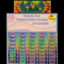SECURITY SEAL Tamper Proof Security Sticker (SERIAL NUMBERS) (AvR051)