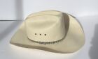 Resistol Vinylcote Shantung Panama 6 Star Self Conforming Cowboy Hat Mens 7 3/8