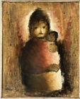 New ListingJESUS ORTIZ TAJONAR MEXICAN ANTIQUE MOTHER CHILD OIL PAINTING OLD MODERN CUBISM