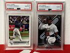 2022 TOPPS SERIES 1 WANDER FRANCO #215 AND 2022 FINEST RC PSA 10 RAYS LOT