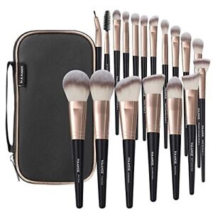 Makeup Brushes with Case, MAANGE 18 Pcs Professional Makeup Brush Set Premium