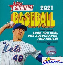 2021 Topps Heritage Baseball EXCLUSIVE Factory Sealed MONSTER Box-Chrome Sparkle